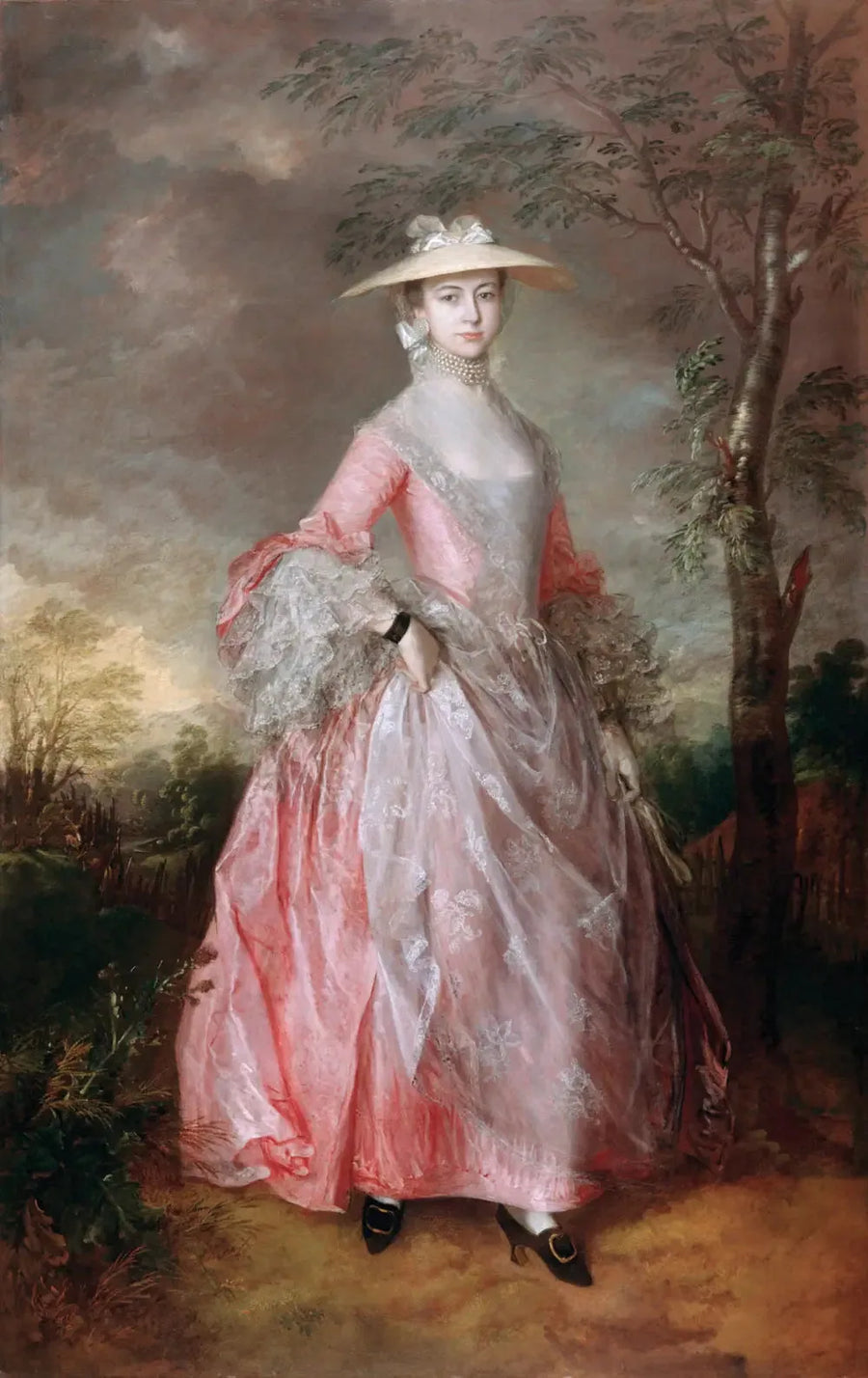 Porträt der Gräfin Howe - Thomas Gainsborough