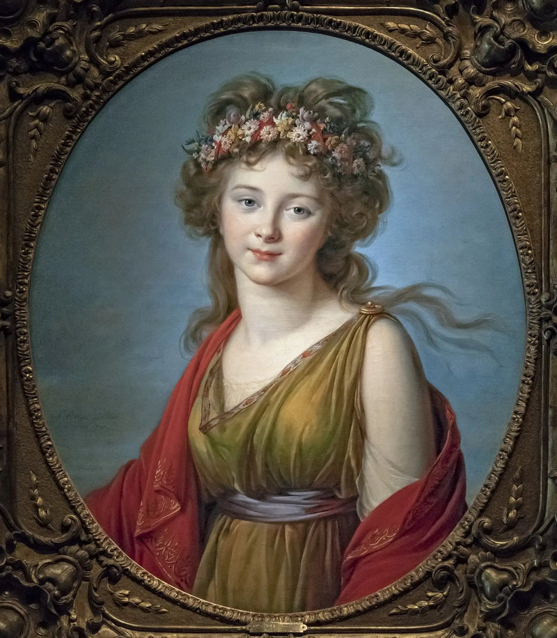 Porträt der Gräfin Kagenek in Flore - Élisabeth Vigée Le Brun