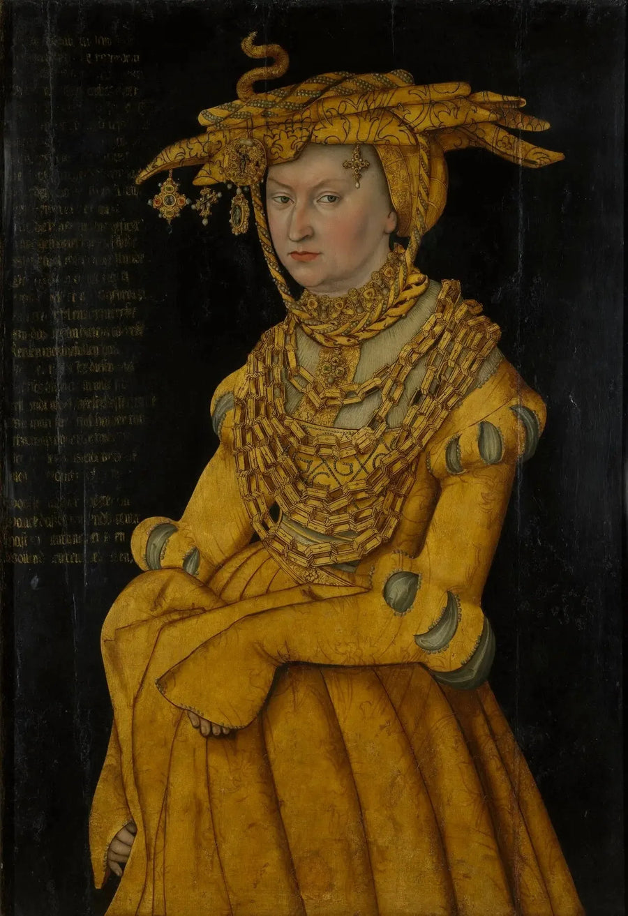 Porträt der Herzogin Catherine von Sachsen - Lucas Cranach der Ältere