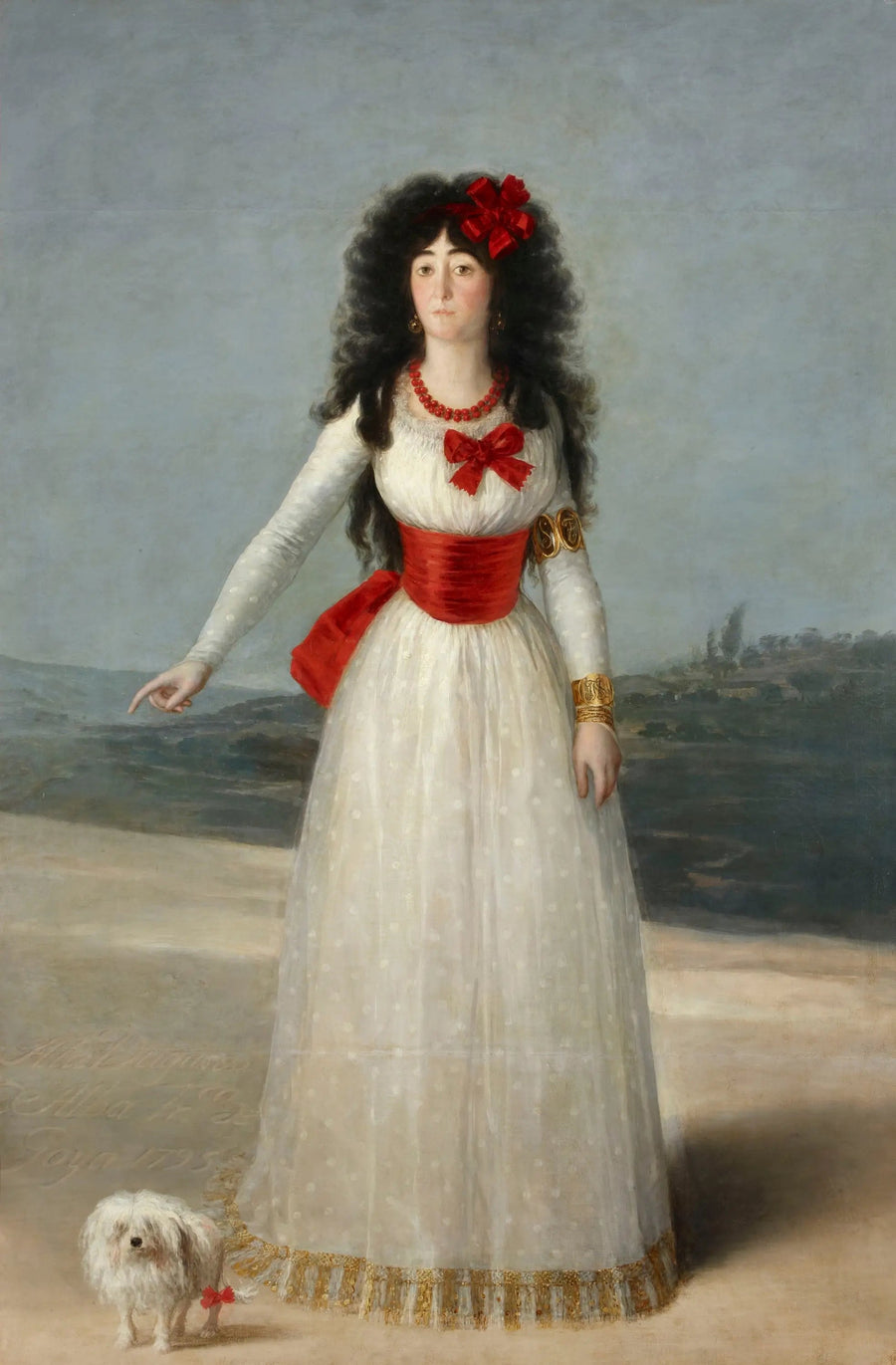 Porträt der Herzogin von Alba - Francisco de Goya