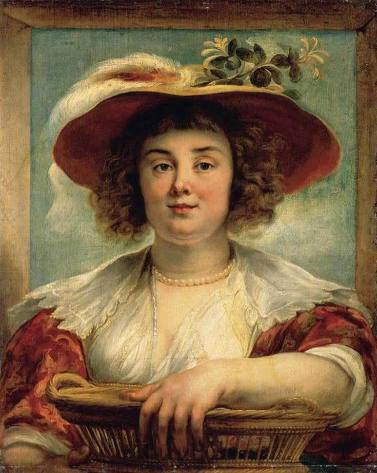 Portrait de la fille de l'artiste, Élisabeth - Jacob Jordaens image 1 copie peinte à la main à l’huile