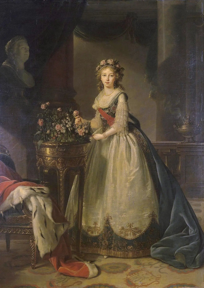 Porträt der Großherzogin Elizaveta Alexeyevna - Élisabeth Vigeé Le Brun