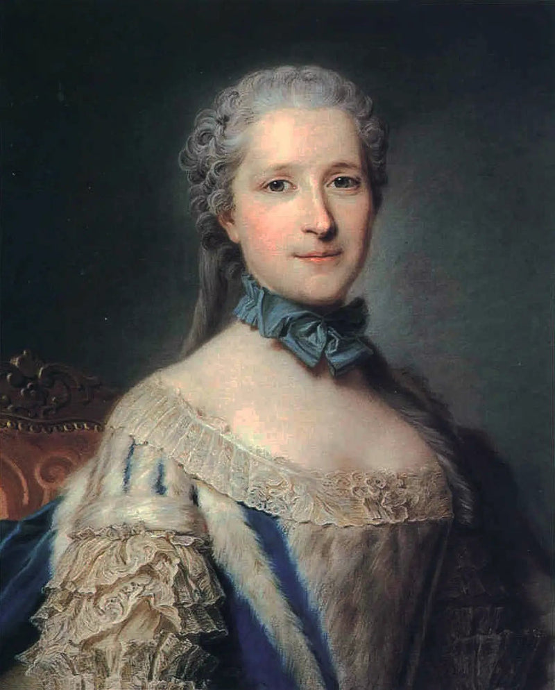 Porträt der Maréchale de Belle-Isle - Maurice-Quentin de La Tour