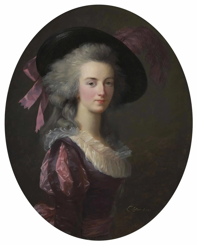 Porträt der Maréchale-Gräfin von Mailly, geborene Blanche Charlotte Marie Félicité de Narbonne Pelet - Élisabeth Vigeé Le Brun