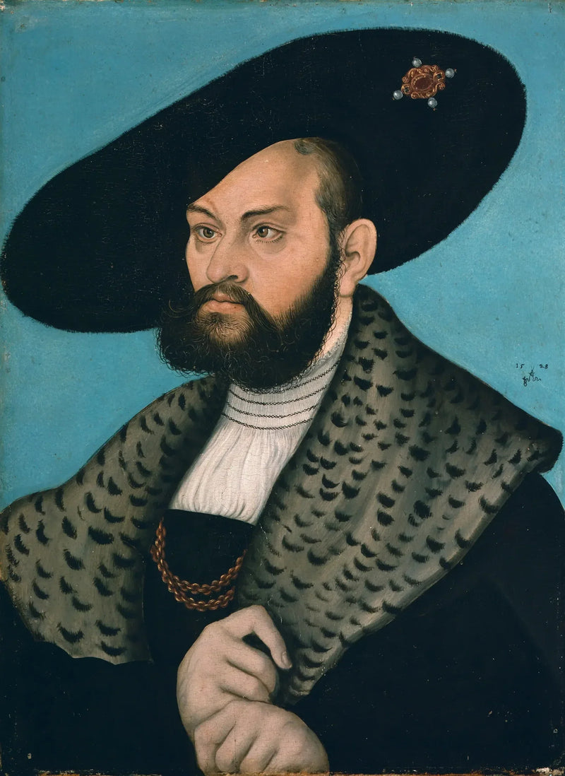 Porträt der Markgräfin Albert von Brandenburg-Ansbach, Herzog von Preußen - Lucas Cranach der Ältere