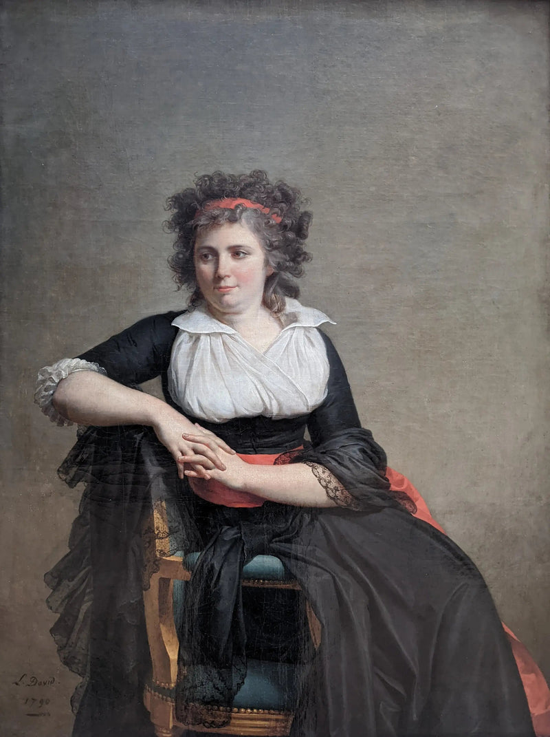 Porträt der Marquise d'Orvilliers - Jacques-Louis David
