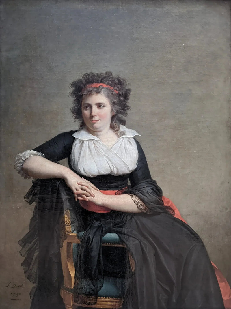Porträt der Marquise d'Orvilliers - Jacques-Louis David
