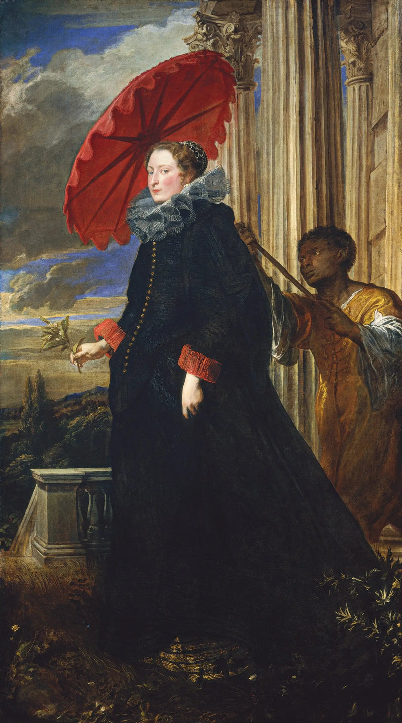 Portrait der Marquise Elena Grimaldi Cattaneo - Antoine van Dyck