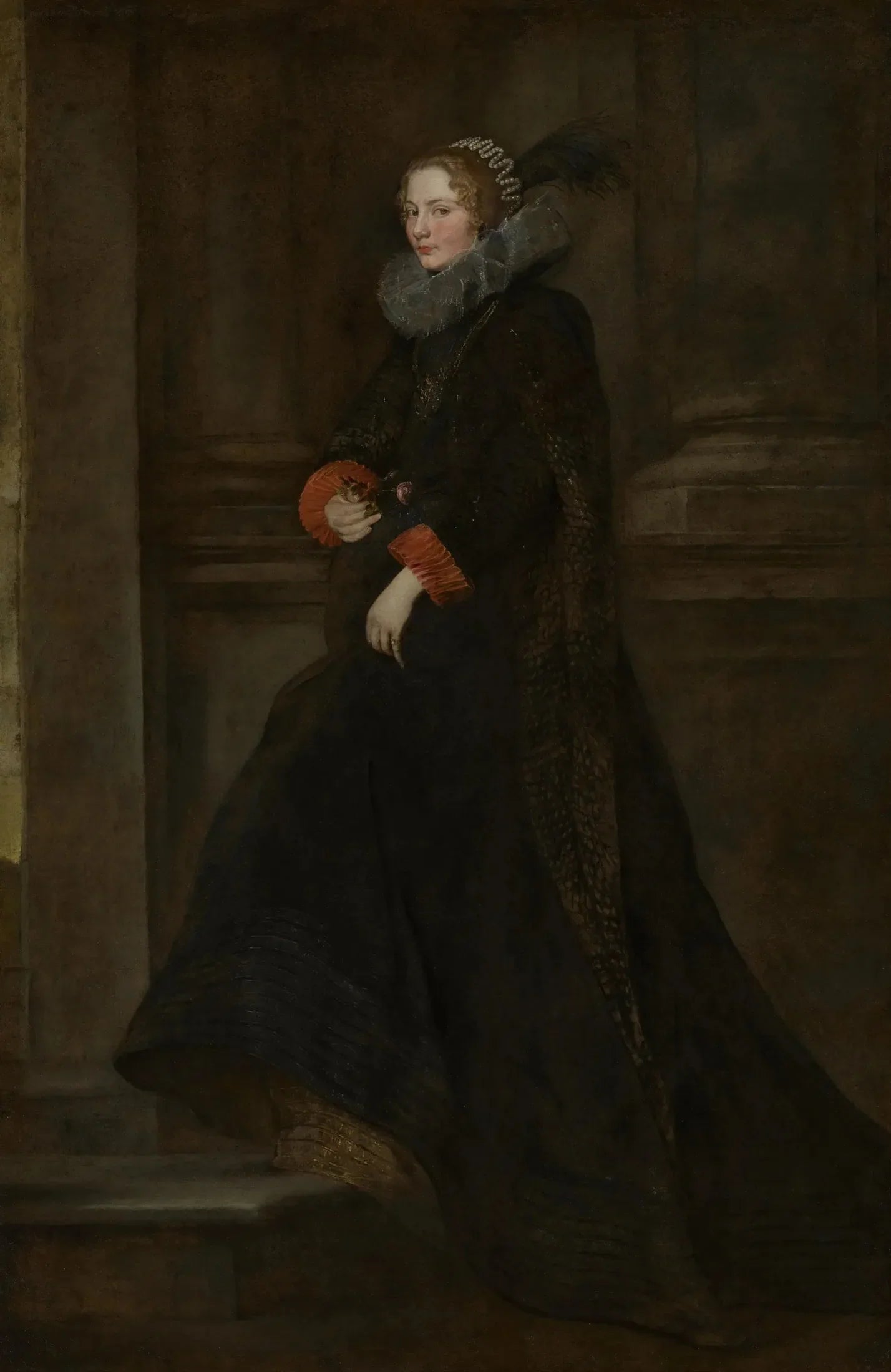 Portrait de la marquise Geronima Spinola - Antoine van Dyck image 1 reproduction de peinture à l’huile