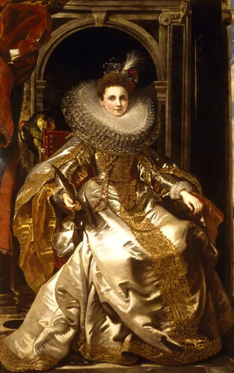Porträt der Marquise Maria Serra Pallavicino - Peter Paul Rubens
