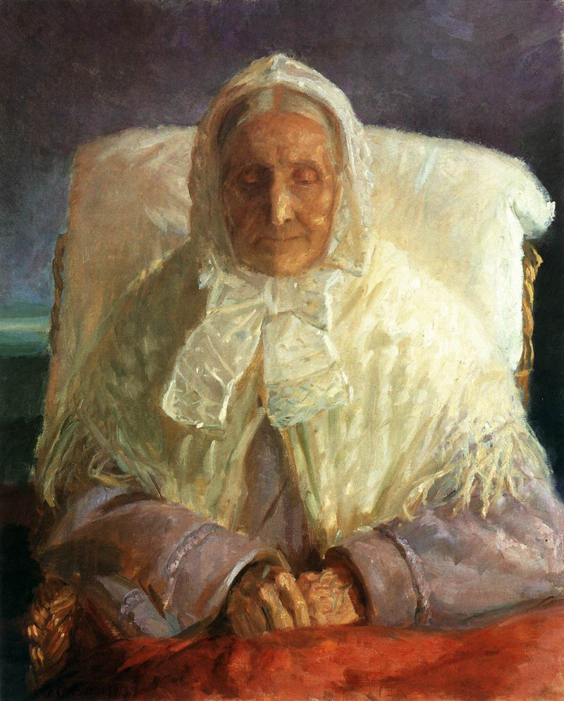 Porträt der Mutter - Anna Ancher