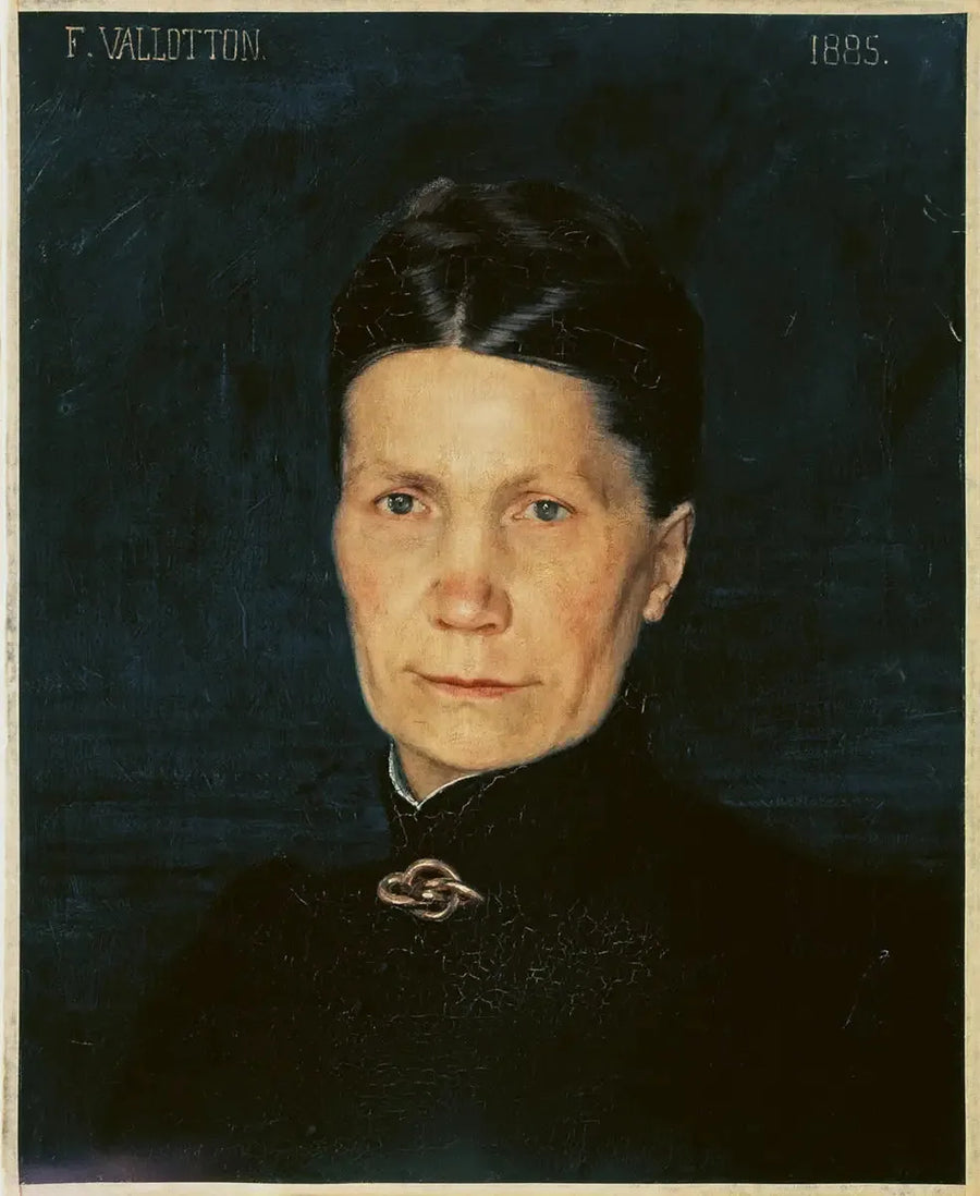Porträt der Mutter des Künstlers - Félix Vallotton