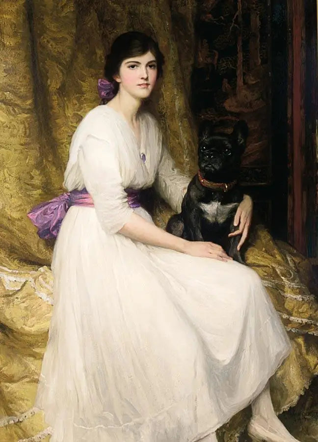 Porträt der Nichte des Künstlers, Dorothy - Frank Bernard Dicksee