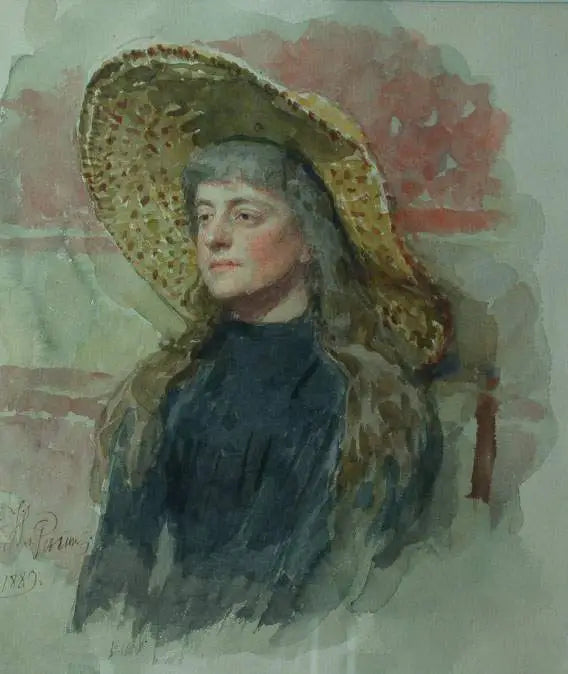 Porträt der Malerin Elizabeta Nikolayevna Zvantseva - Ilya Repin