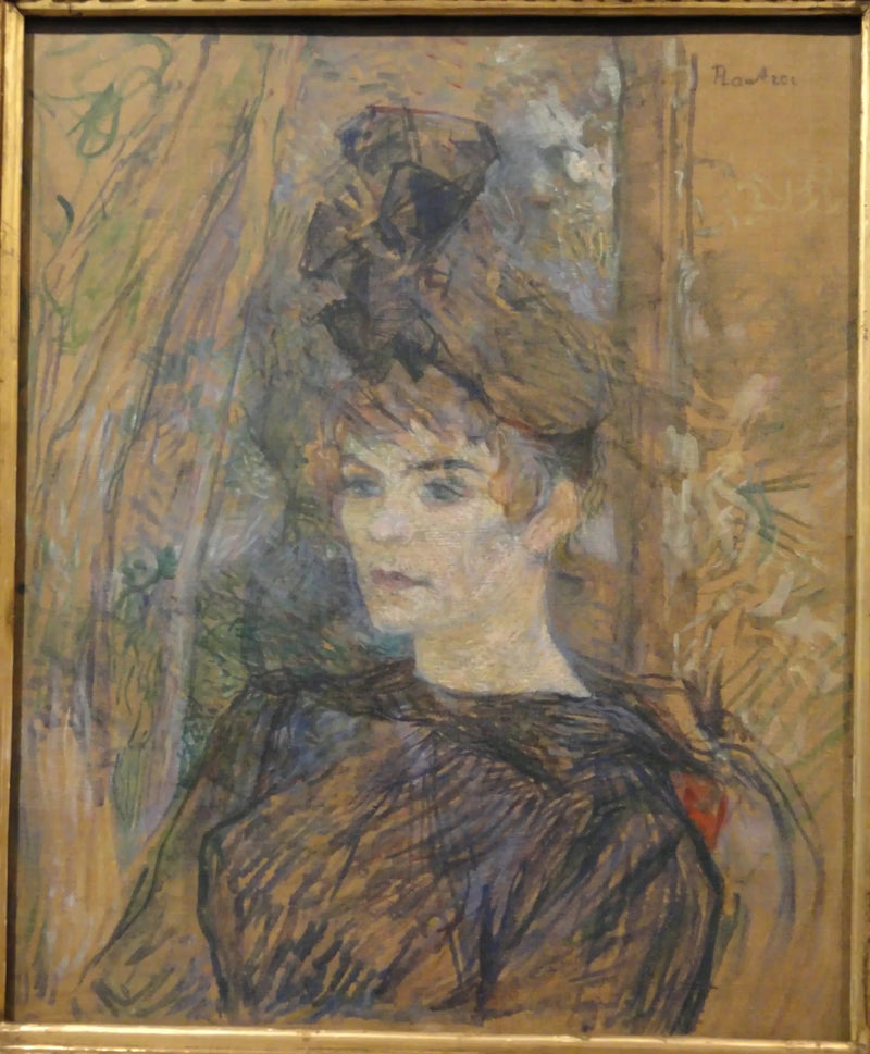 Porträt der Malerin Suzanne Valadon - Henri de Toulouse-Lautrec