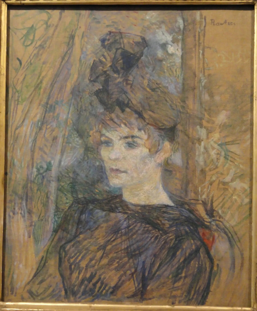 Porträt der Malerin Suzanne Valadon - Henri de Toulouse-Lautrec
