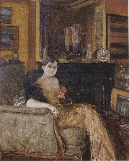 Porträt der Prinzessin Elizabeth Bibesco, sitzend - Édouard Vuillard