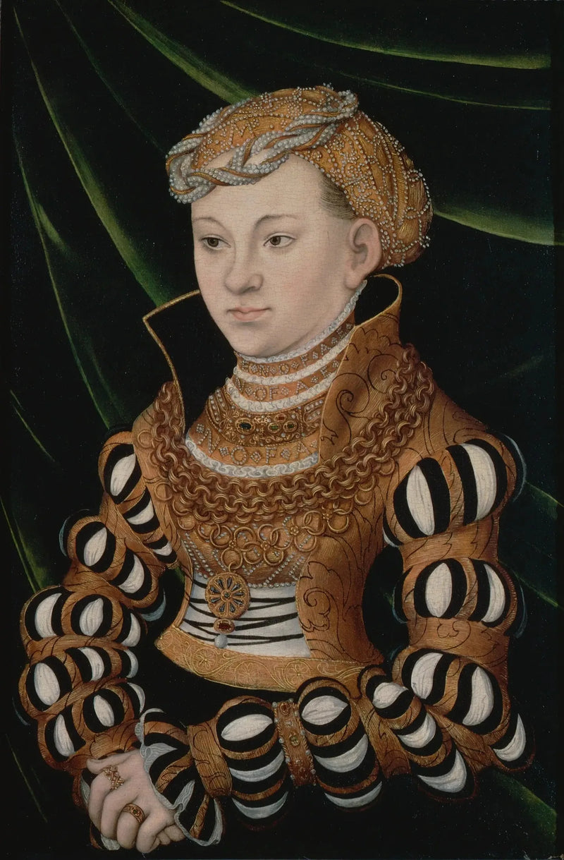 Porträt der Prinzessin Margarete von Sachsen - Lucas Cranach der Ältere