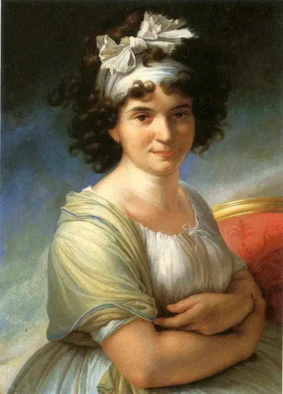 Portrait der Prinzessin Vlaminska (Sängerin Cotelini ?). - Élisabeth Vigeé Le Brun