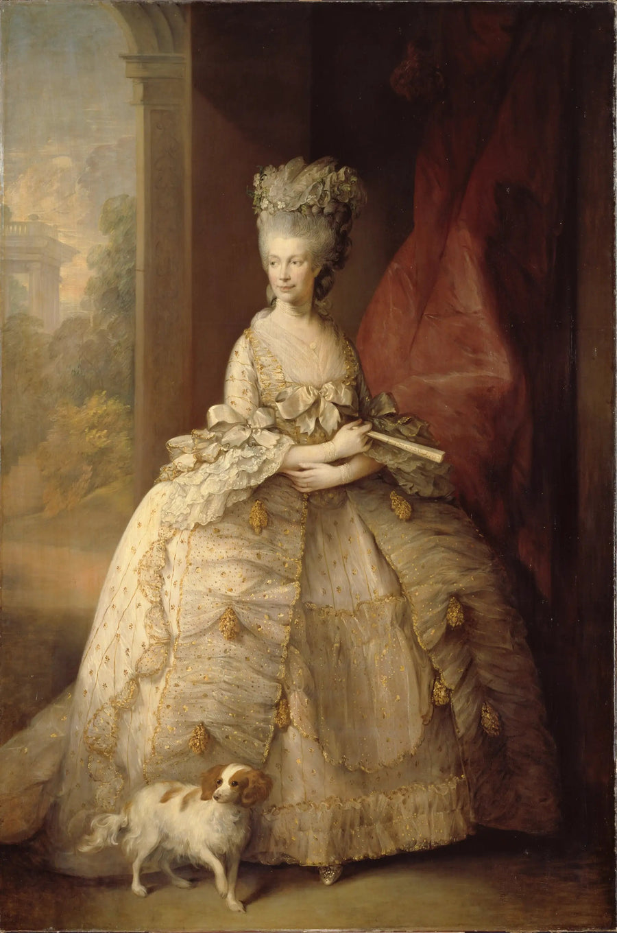 Portrait der Königin Charlotte von England - Thomas Gainsborough