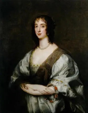 Portrait der Königin Henrietta Maria - Antoine van Dyck
