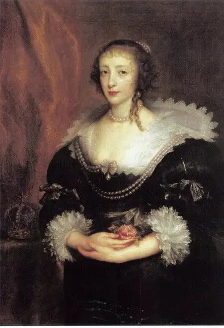 Portrait der Königin Henriette Marie - Antoine van Dyck