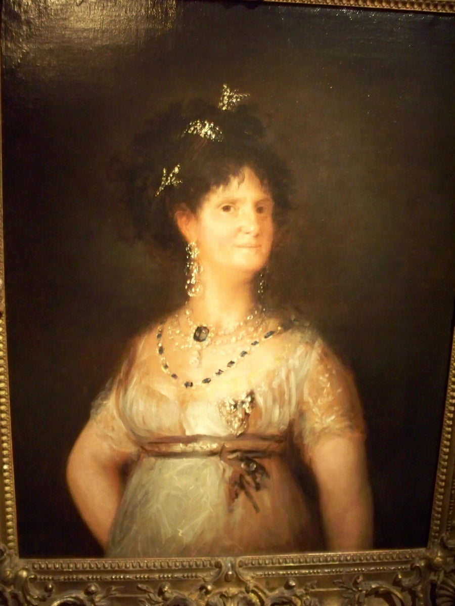 Porträt der Königin Maria-Luisa von Spanien - Francisco de Goya