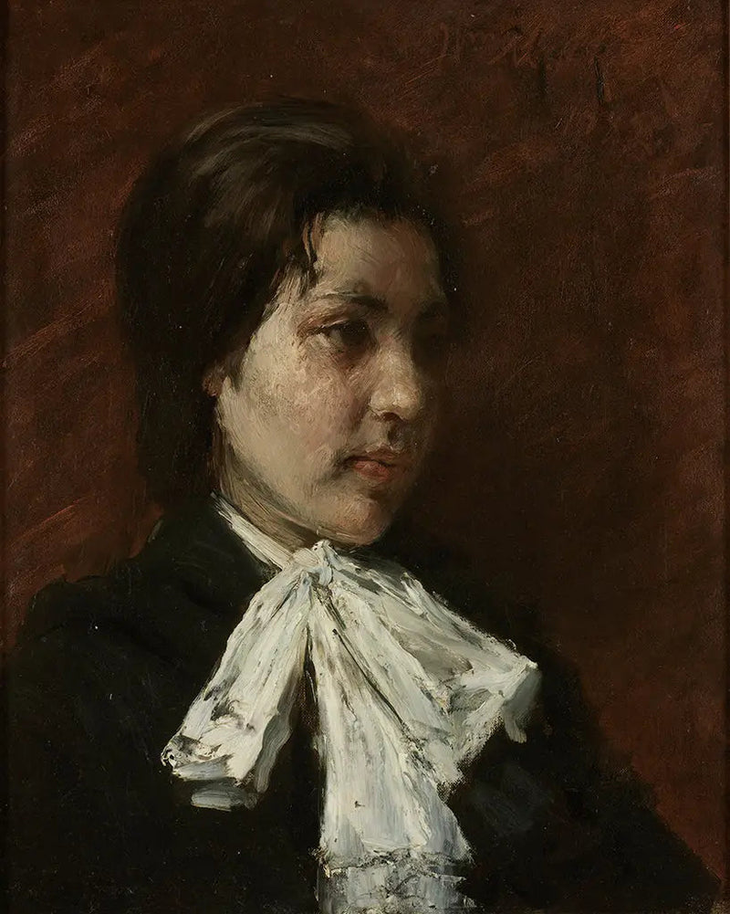 Portrait des Kopfes - William Merritt Chase