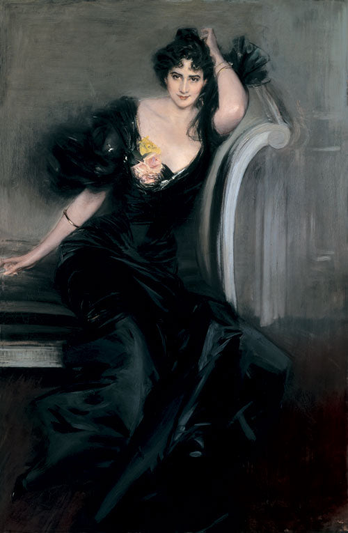 Portrait von Lady Colin Campbell, geborene Gertrude Elisabeth Blood - Giovanni Boldini
