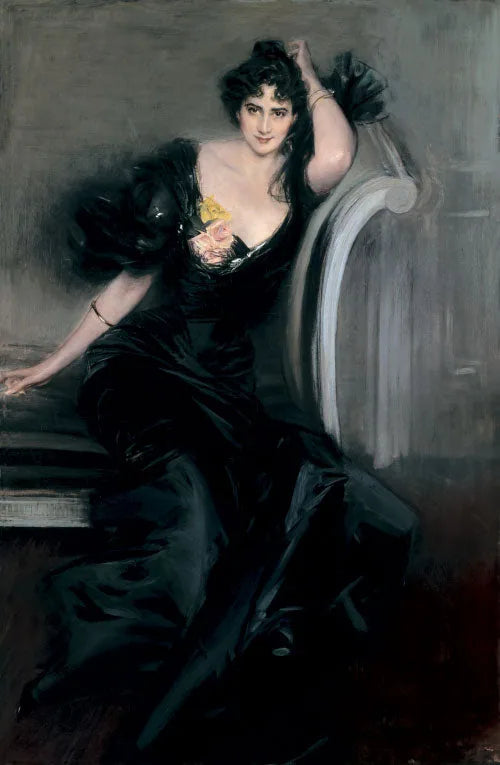 Portrait von Lady Colin Campbell, geborene Gertrude Elisabeth Blood - Giovanni Boldini