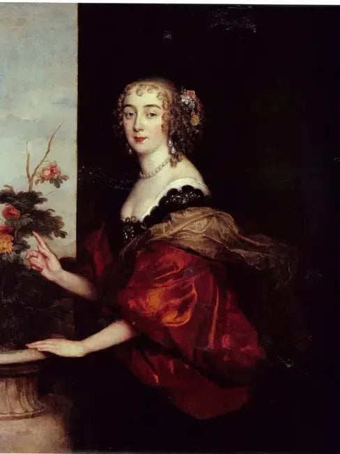 Portrait von Lady Dorothy Sidney, Lady Spencer, Countess of Sunderland (1617-1684) - Antoine van Dyck