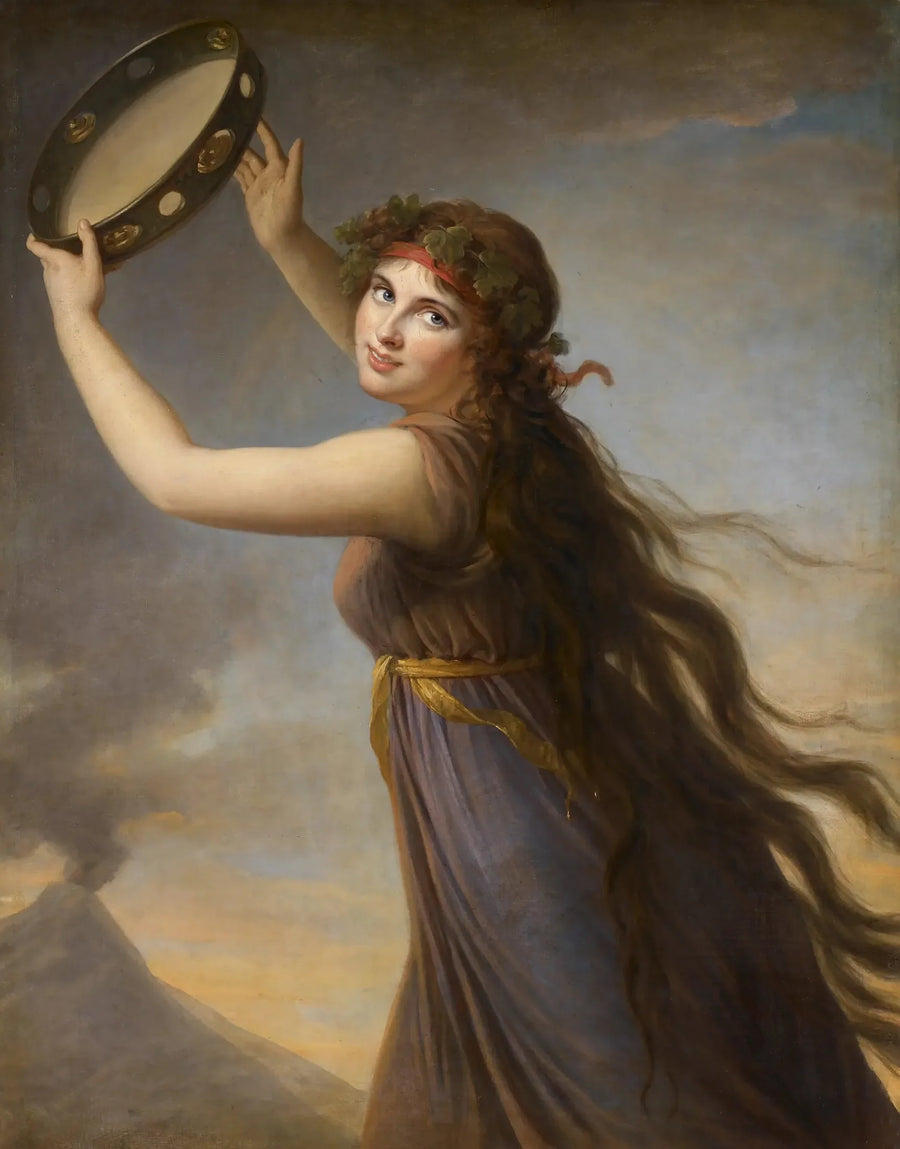 Portrait von Lady Hamilton (1761-1815) - Élisabeth Vigeé Le Brun