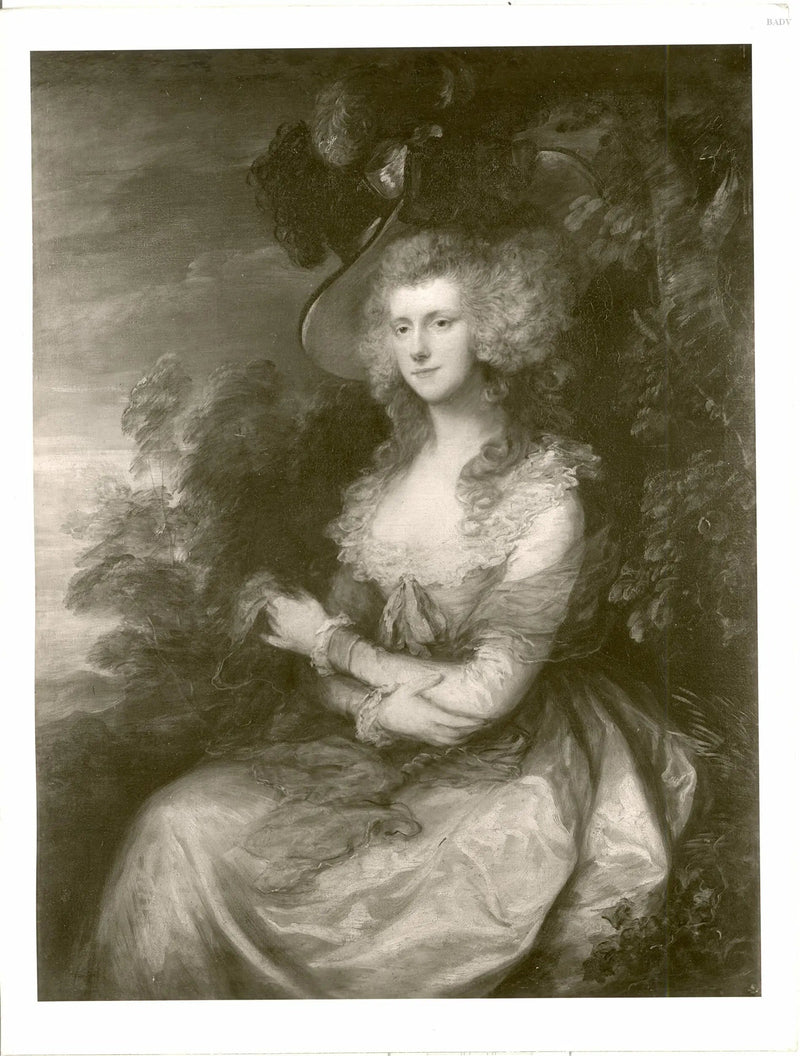 Portrait von Lady Hibbert - Thomas Gainsborough