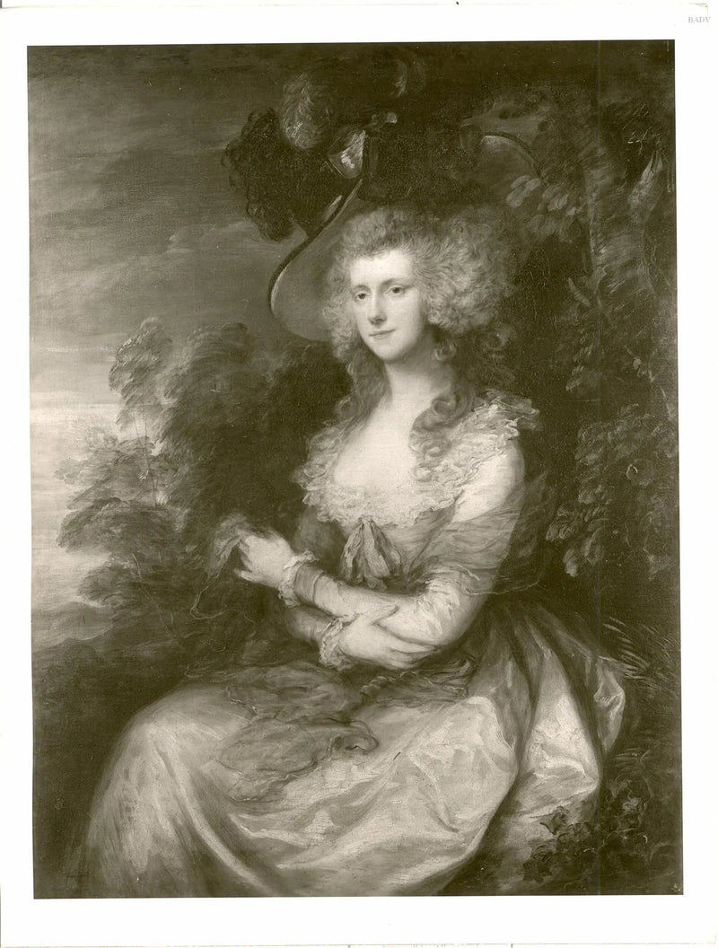 Portrait von Lady Hibbert - Thomas Gainsborough
