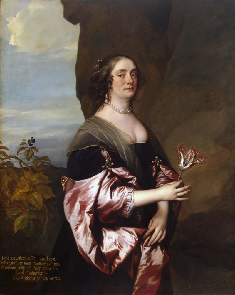Portrait von Lady Jane Goodwin - Antoine van Dyck