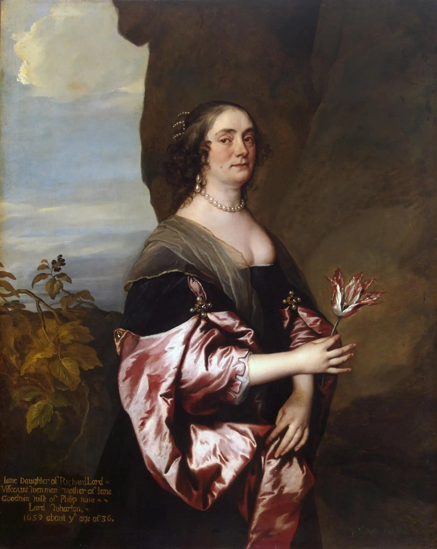 Portrait von Lady Jane Goodwin - Antoine van Dyck