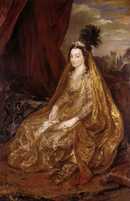 Portrait von Lady Theresa Shirley - Antoine van Dyck