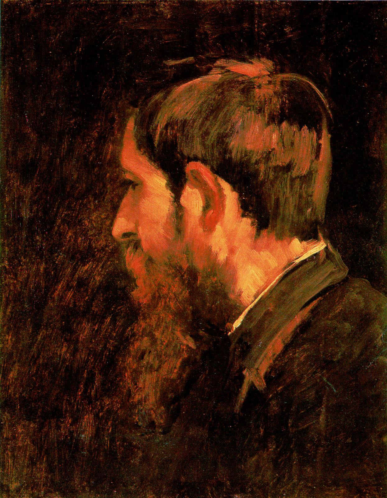 Portrait de László Paál - Mihály Munkácsy image 1 copie peinte à la main à l’huile