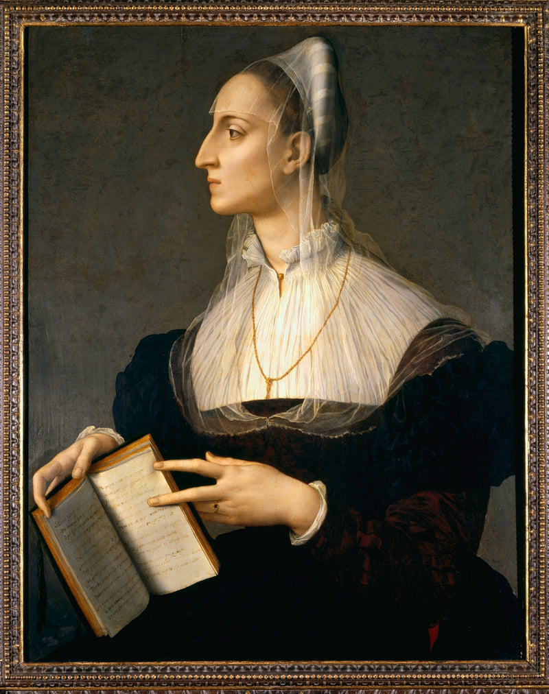 Porträt von Laura Battiferri - Bronzino