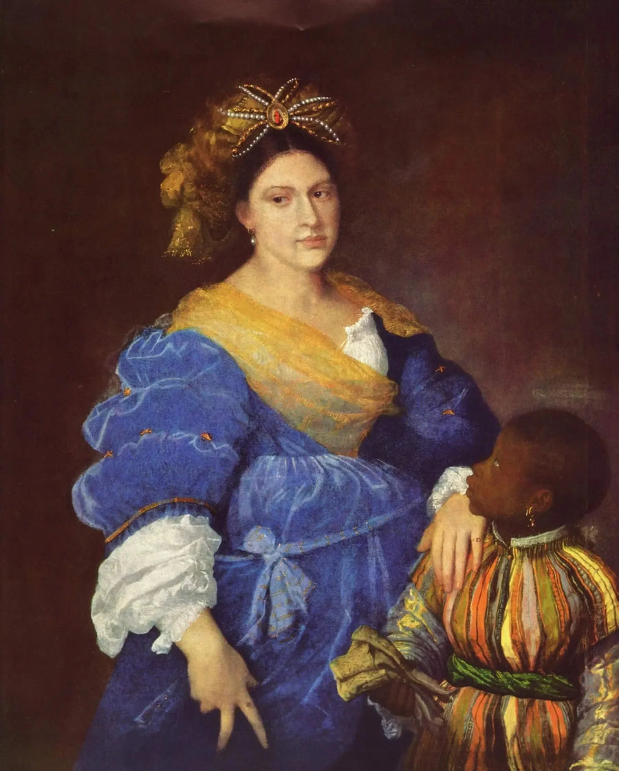 Portrait von Laura Dianti - Titian