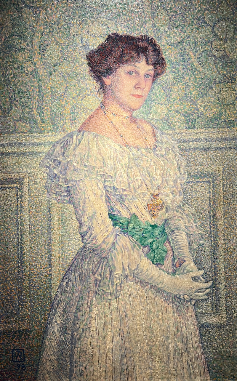 Portrait von Laure Flé - Théodore van Rysselberghe