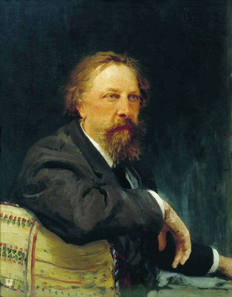 Portrait des Schriftstellers Alexeï Konstantinowitsch Tolstoi - Ilya Repin