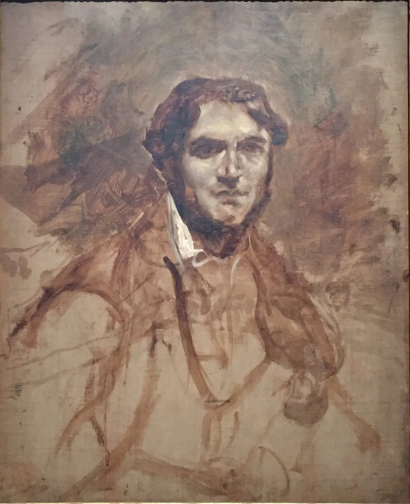 Porträt von Léon Riesener - Eugène Delacroix