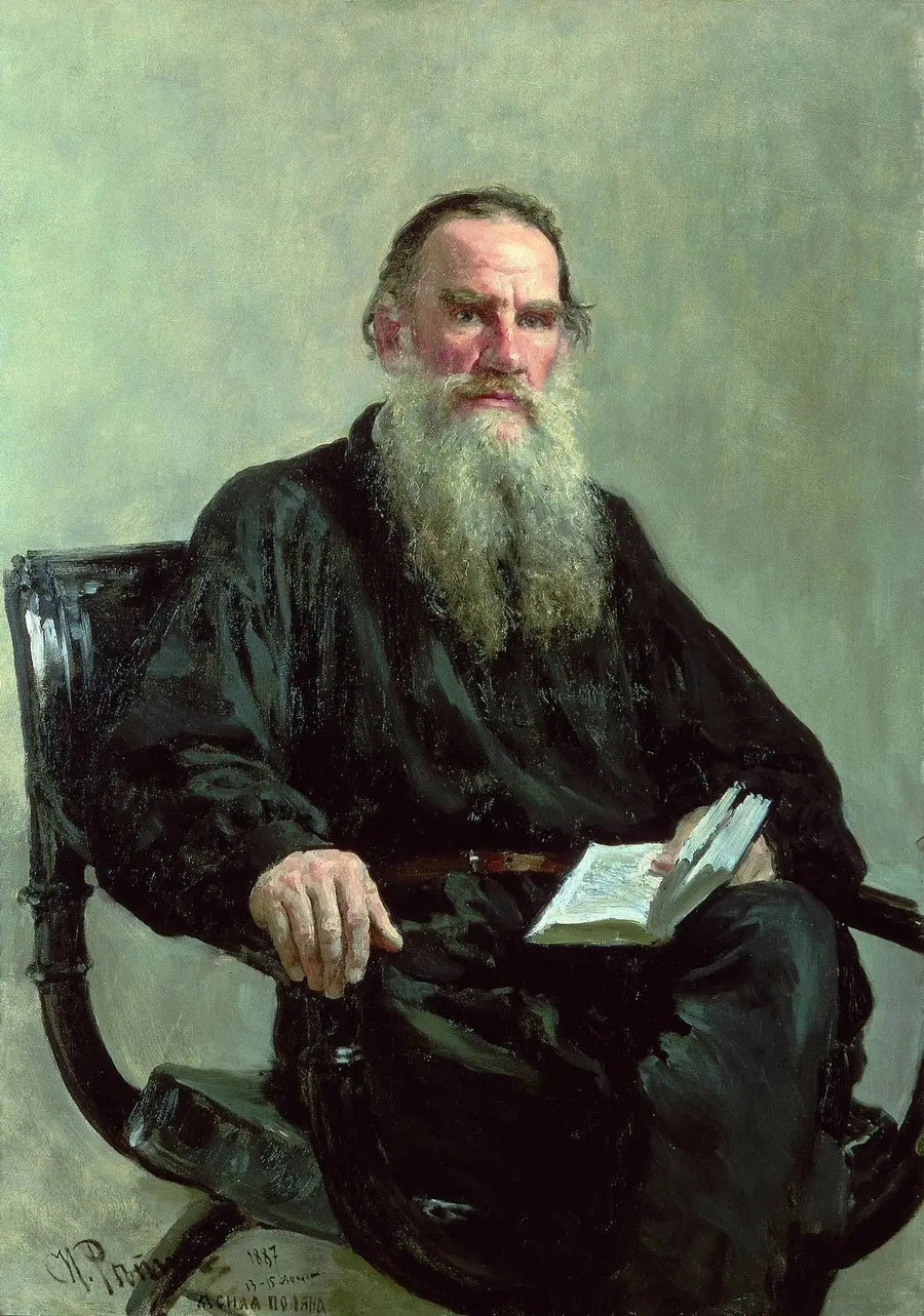 Porträt von Leo Tolstoi - Ilya Repin
