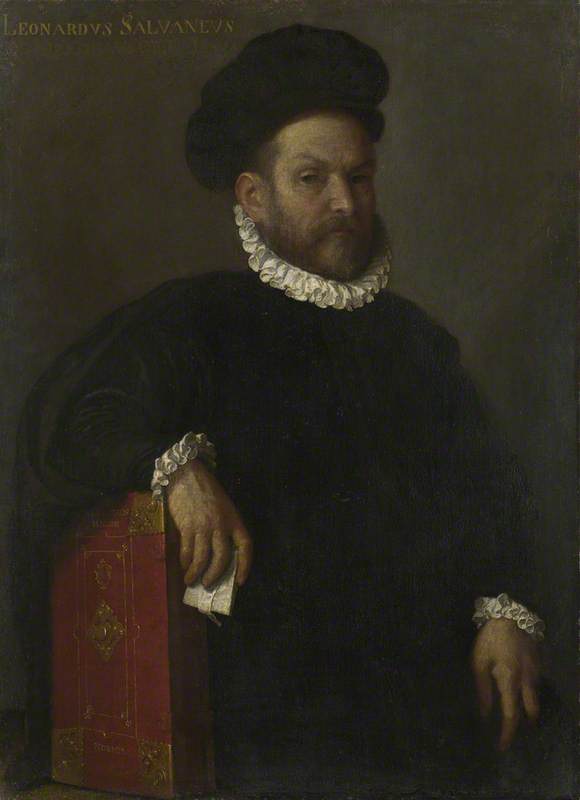 Porträt von Leonardo Salvagno (?) - Giovanni Battista Moroni