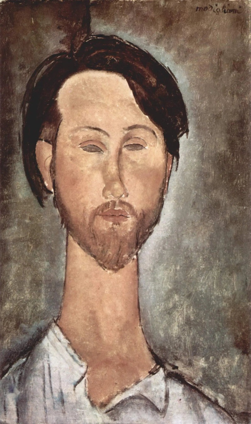 Porträt von Léopold Zborowski - Amedeo Modigliani