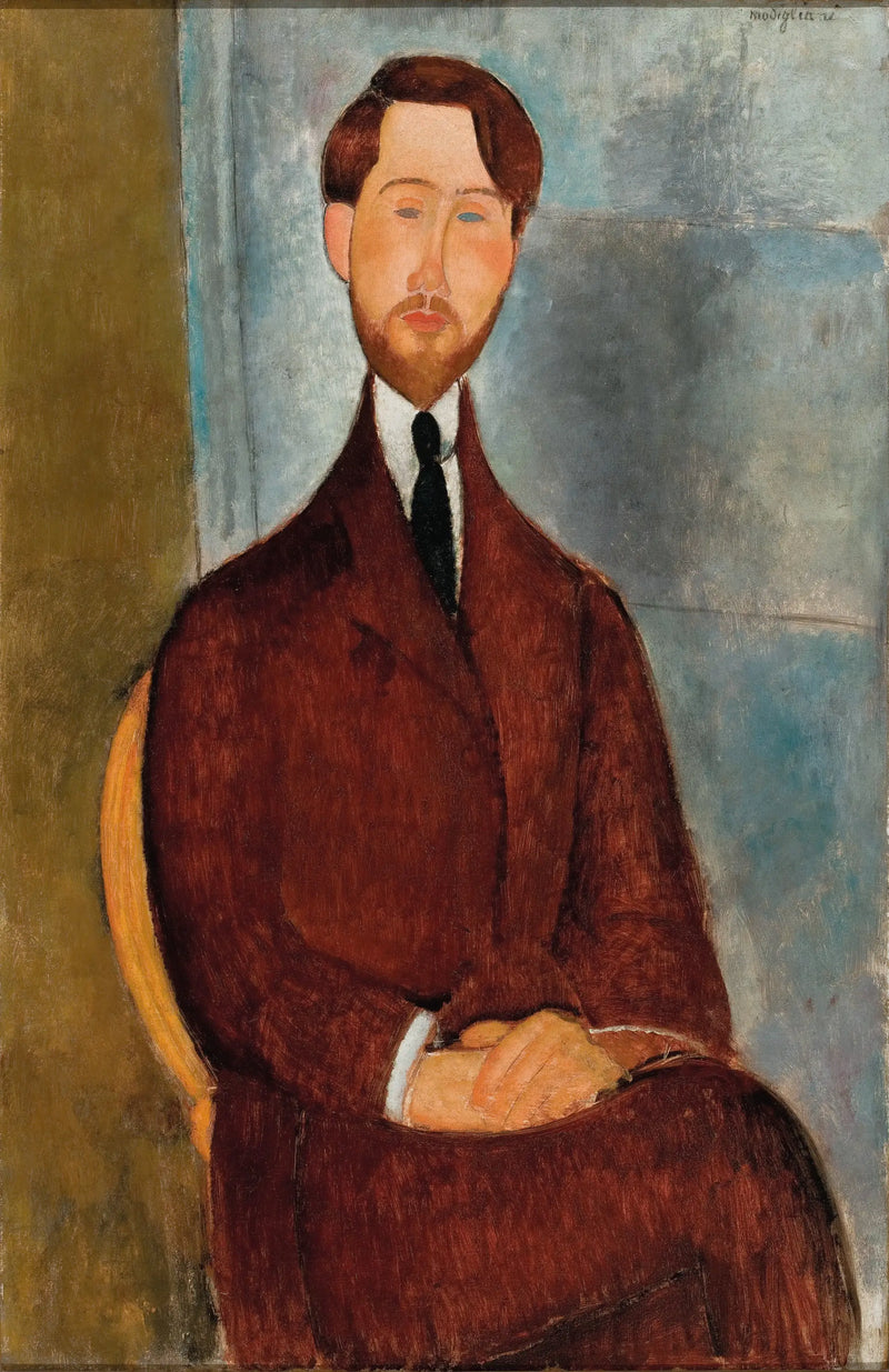 Porträt von Léopold Zborowski - Amedeo Modigliani