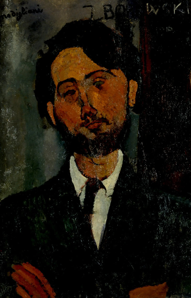 Porträt von Léopold Zborowski - Amedeo Modigliani