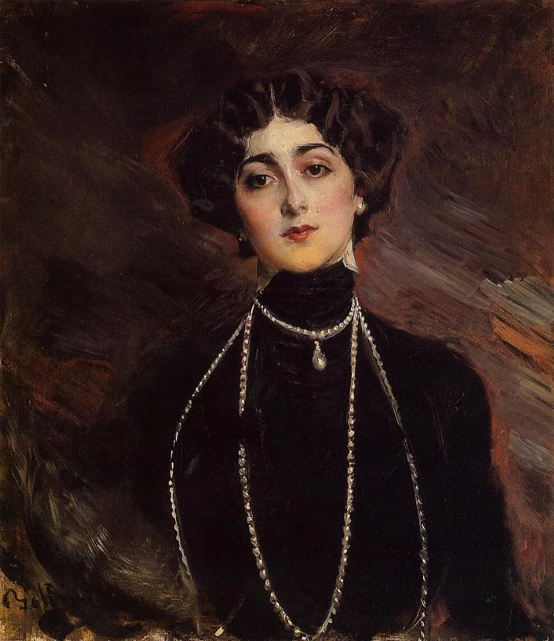 Portrait von Lina Cavalieri - Giovanni Boldini