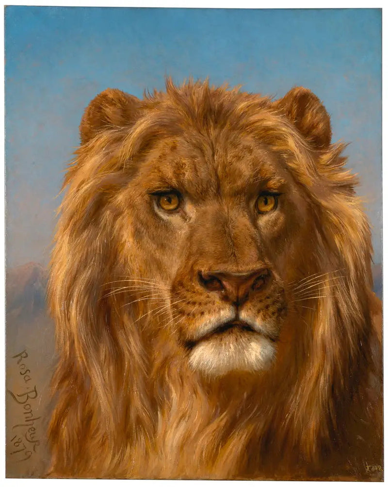 Löwenporträt - Rosa Bonheur